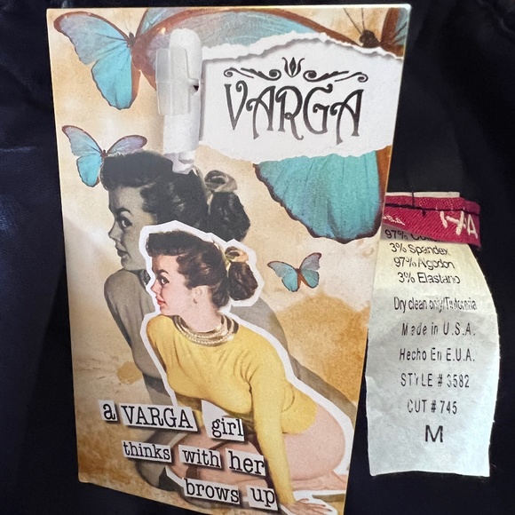 Retro 50's strappy dress by Varga - Picture 6 of 7